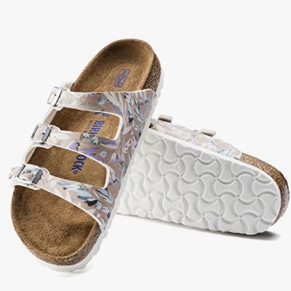 Birkenstock Florida Floral Fades Crystal Rose Sandal Women’s Size 40